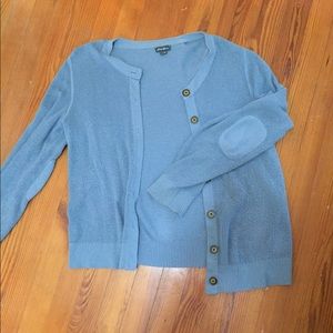 Eddie Bauer blue thermal cardigan